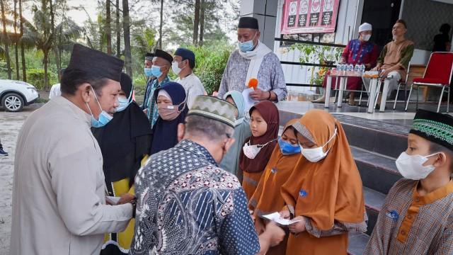 AITI dan SMSI Bangka Belitung, Buka Bersama Anak Yatim, Piatu, dan Penyandang Disabilitas Tunanetra