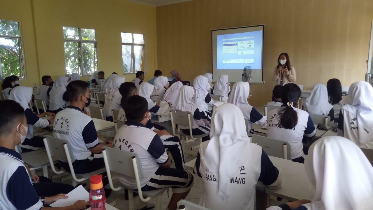 Badan Narkotika Nasional Datangi SMP Negeri 1 Kota Pangkalpinang