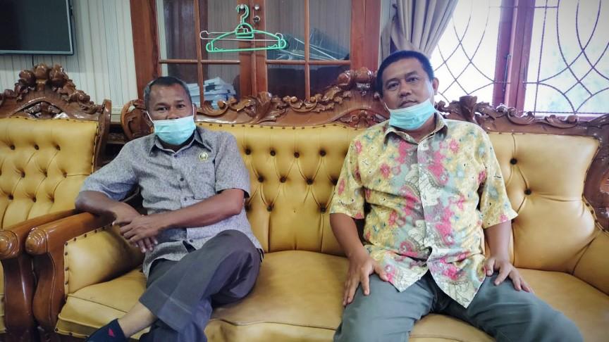 Wakil Ketua I DPRD Bangka Tengah, Batianus dan Wakil Ketua II Supriyadi