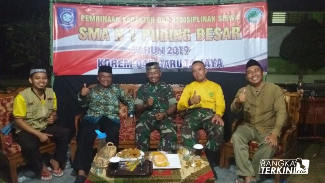 Bina Karakter Siswa, SMA N 1 Puding Gendeng Korem 045/Garuda Jaya