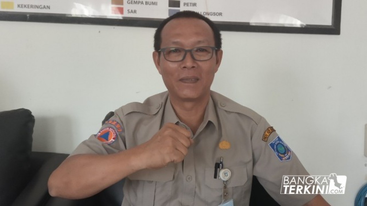 Kabid Kedaruratan dan Logistik BPBD Provinsi Babel, Aswind.