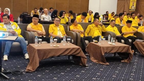 Buka Dikpol dan Rakorda MPO Golkar Babel, Nurul Arifin Ajak Kader Siap Perang di Udara