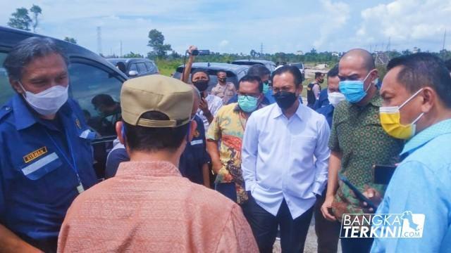 Bupati Bangka Tengah dan Dirjen Minerba ESDM kunjungi Lokasi Tambang di Marbuk, Pungguk dan Kenari