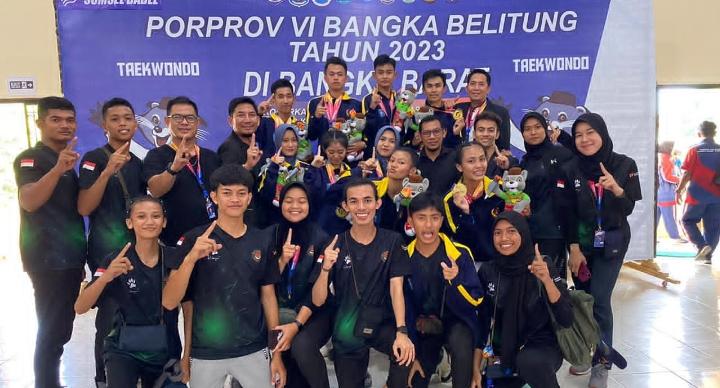 Cabor Taekwondo Porprov 2023, Bangka Tengah Sabet 6 Medali Emas dan1 Perak