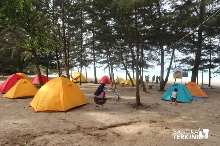 Suasana Camping Tikus Emas, Minggu (04/09/2020)