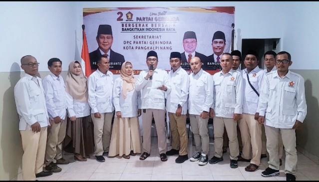 DPC Gerindra Pangkalpinang Usul Nama Gibran Dampingi Prabowo Capres dan Cawapres RI 2024