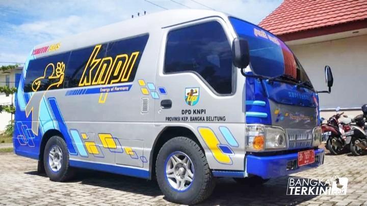 Mobil operasional DPD KNPI Bangka Belitung