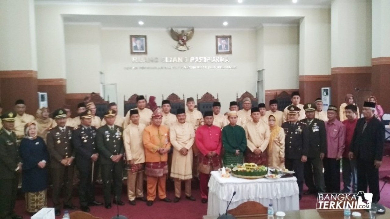 Dewan Perwakilan Rakyat Daerah (DPRD) Kota Pangkalpinang, gelar Rapat Paripurna Istimewa kesatu masa persidangan I Tahun 2018, dalam rangka memperingati hari jadi Kota Pangkalpinang ke 261, Senin (17/09/2018).