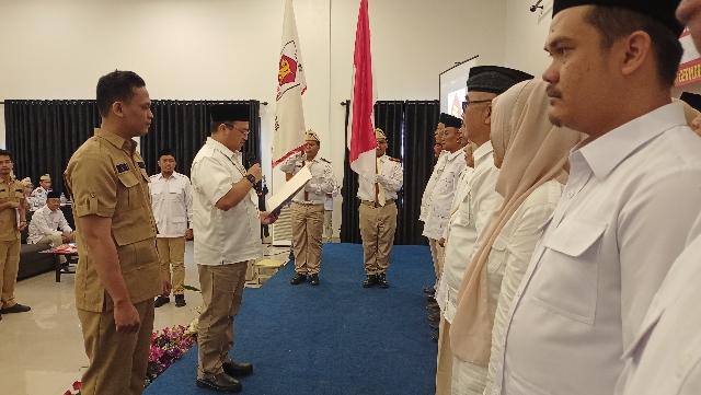 Erzaldi Rosman Lantik Pengurus DPC, PAC dan Ranting Gerindra Pangkalpinang