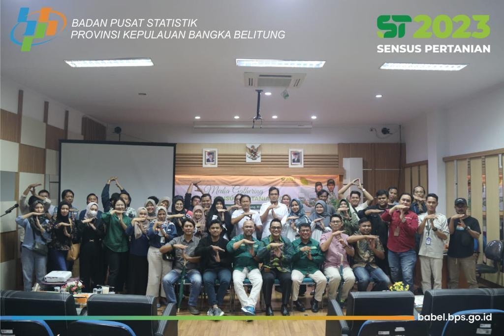 Gelar Media Gathering, BPS Kepulauan Babel Sosialisasikan Pelaksanaan ST2023