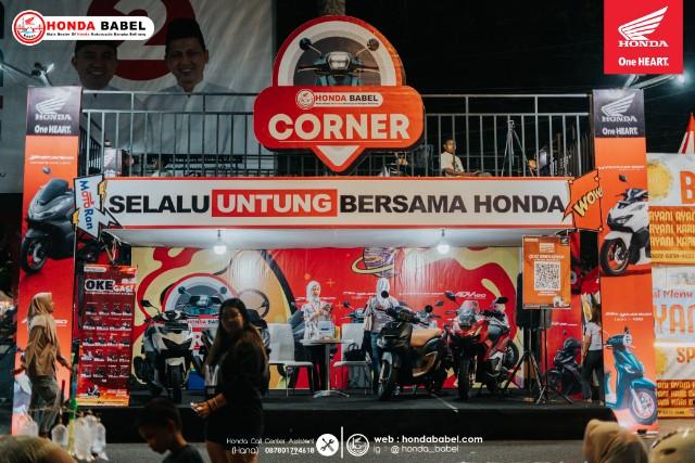 Honda Babel Bersama KNPI Pangkalpinang, Dukung Festival Kuliner Chapter 2 Sebagai Pilar Perekonomian