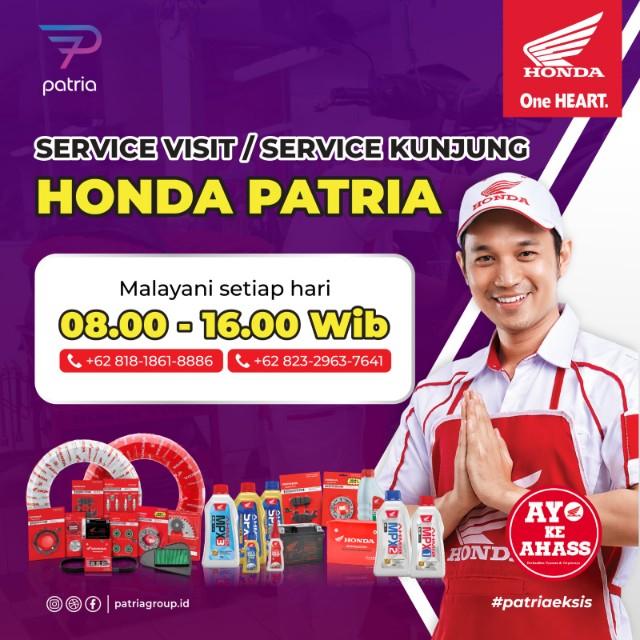 Honda Babel Cabang Patria Anugrah Sentosa, Berikan Inovasi Layanan Service Visit Setiap Hari Jadi Solusi Praktis