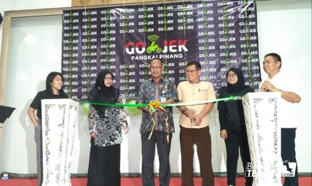 Launcing Go-Jek yang di selengarakan di Hotel Grand Vella Pangkalpinang, Jum'at (18/05/2018).