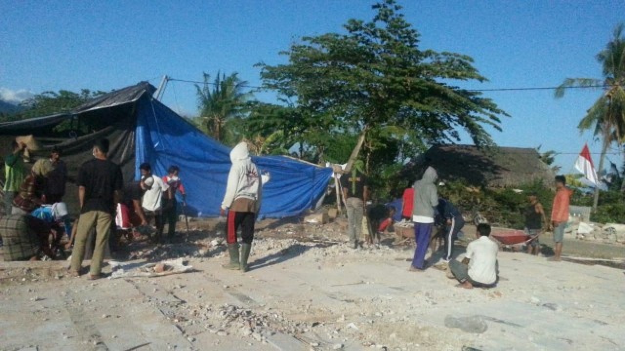 Tahap Pembangunan Masjid Murjumeneng di Sokong, Tanjung