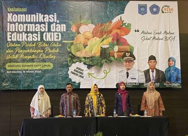 Kelompok Wanita Tani dan Pemberdayaan Kesejahteraan Keluarga Bangka Tengah Ikuti Sosialisasi KIE