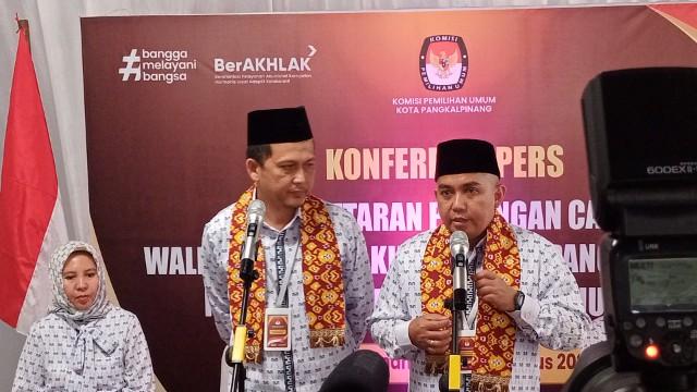 KPU Pangkalpinang Sahkan Molen Hakim Jadi Calon Walikota dan Wakil Walikota Pangkalpinang