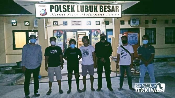 Pelaku penusukan warga Desa Lubuk Besar Bangka Tengah berhasil diamankan Polsek Air Gegas