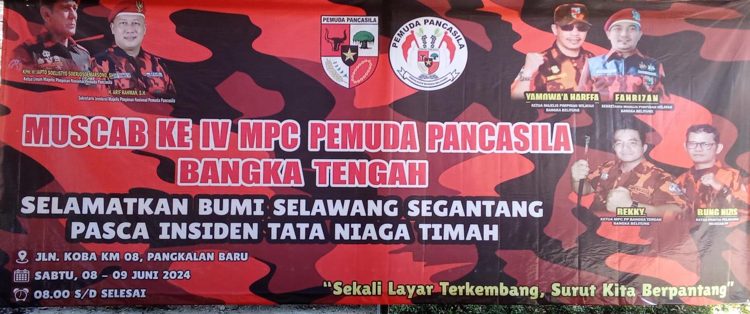 MPC Pemuda Pancasila Bangka Tengah dan Bangka Barat Akan gelar Muscab