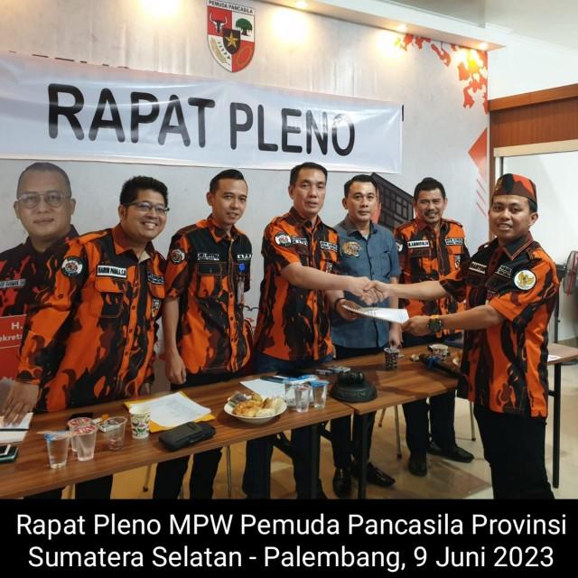 MPW PP Sumsel Sukses Gelar Rapat Pleno, Ini Hasil Rekomendasinya