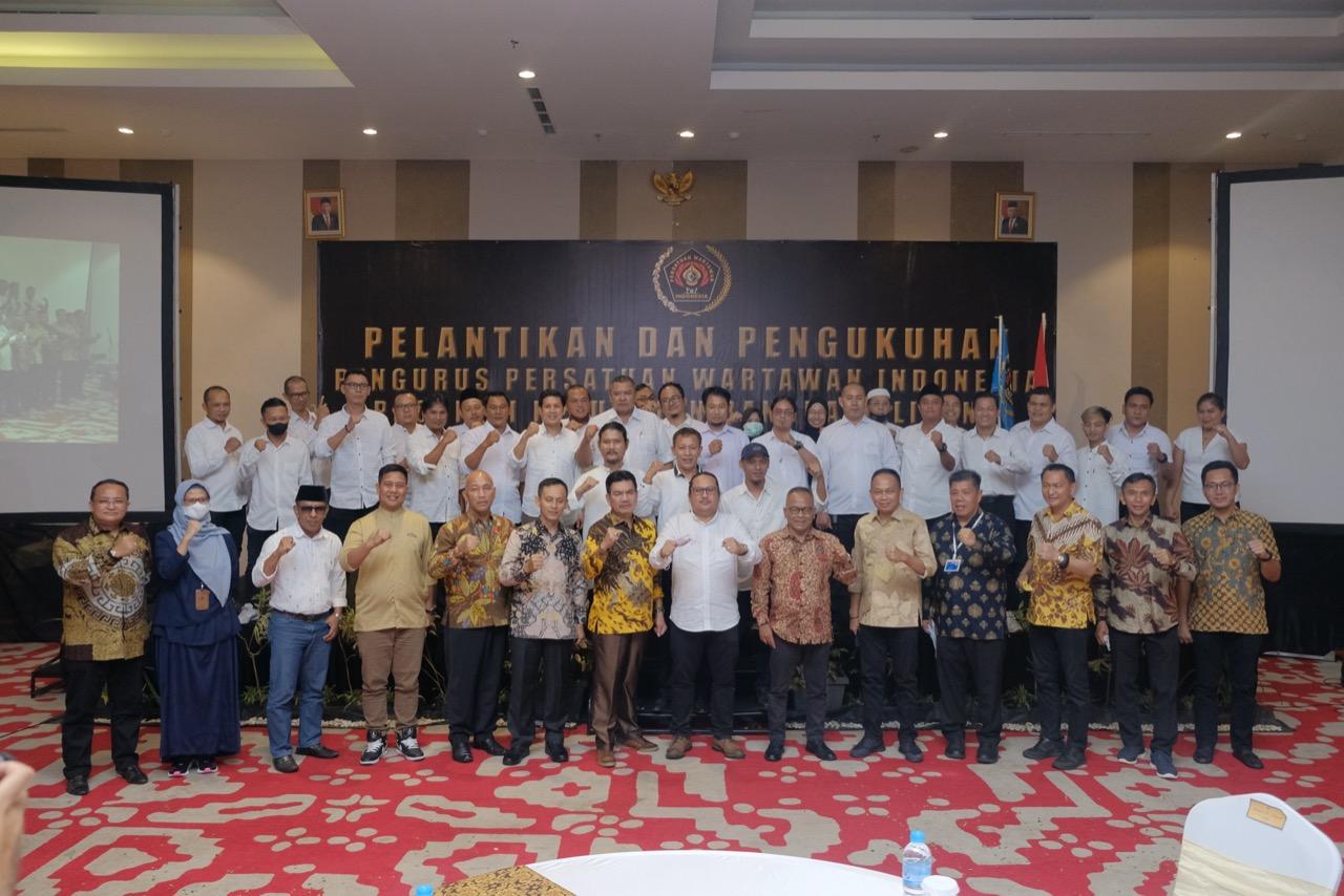 Foto : Pelantikan PWI Babel