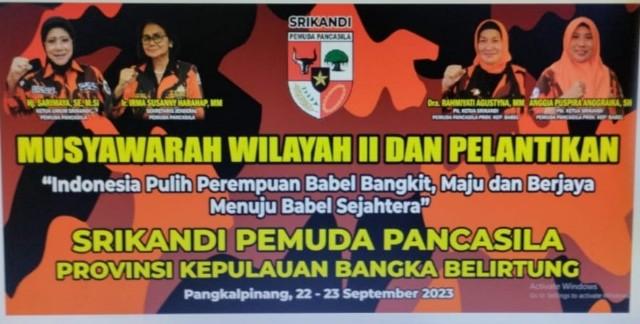 Pendaftaran Ditutup, Hanya Satu Calon Ketua Srikandi Pemuda Pancasila Babel