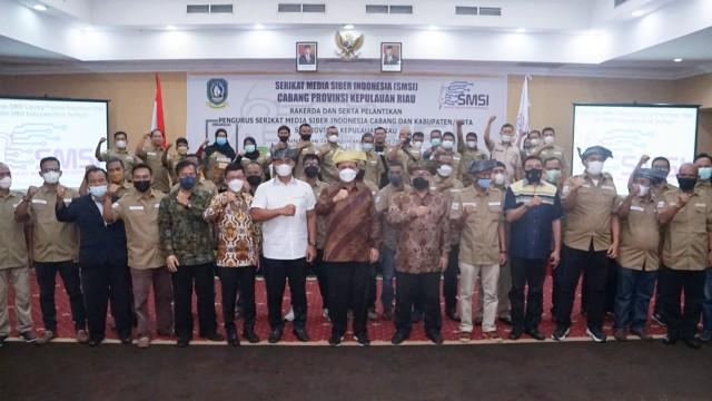 Pengurus Serikat Media Siber Indonesia (SMSI) Se-Kepri Dilantik