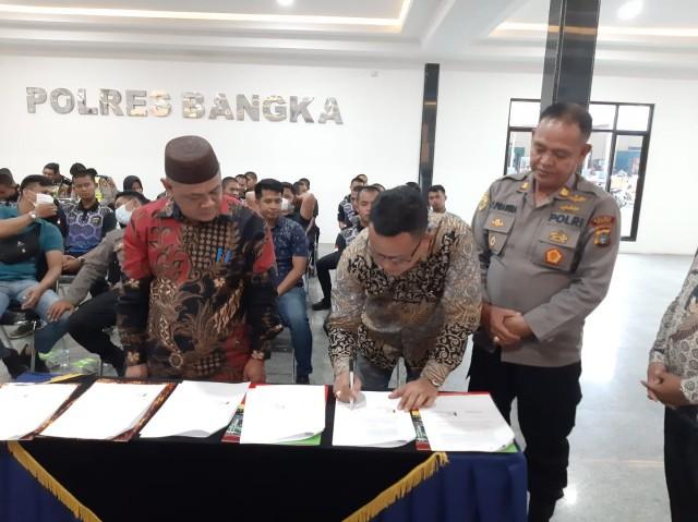 Perkuat Dunia Pendidikan, STIH Pertiba bersama Polres Bangka dan PN Pangkalpinang Jalin Kerjasama