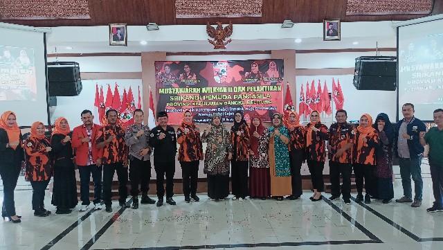 Muswil II Srikandi Pemuda Pancasila Bangka Belitung, Sabtu (23/09/2023).