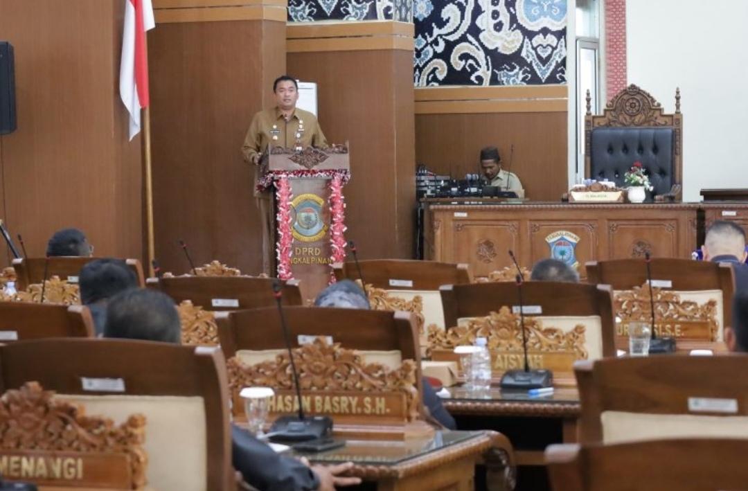 Pj Wali Kota Budi Utama Sampaikan Persetujuan Perubahan APBD 2024