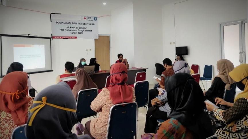 PMI Bangka Barat Bentuk PMR ke Sekolah - Sekolah di Mentok