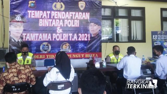 Polres Bangka Tengah Perpanjang Pendaftaran Bintara dan Tamtama Polri