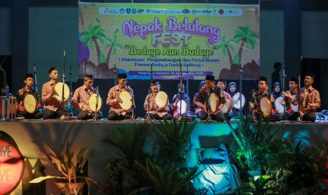 PT Timah Tbk Dukung Penyebarluasan Informasi Hadra Belitong Melalui Festival Nepak Bedulang 2023