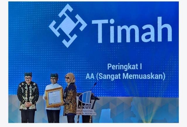 PT Timah Tbk Sabet Dua Penghargaan di Bidang Arsip dari ANRI