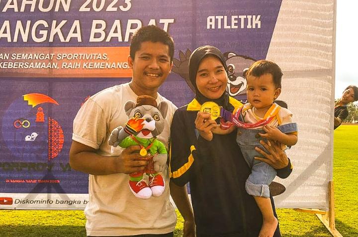 Rama Januarti, Atletik Bangka Tengah Sumbang 4 Emas dan 1 Perunggu di Porprov Babel 2023