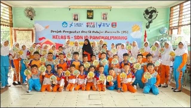 Siswa kelas V SD Negeri 10 Pangkalpinang Ikuti P5