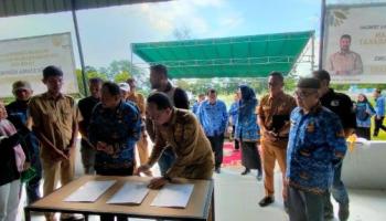 BANGKA TENGAH - Wajah Baru Alun Alun Koba, Punya Cafetaria