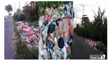 Parahnya/mirisnya lokasi pembuangan sampah tersebut hanya berjarak sekitar 200 meter,