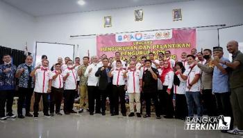 BANGKA BELITUNG TERKINI - Hadiri Pelantikan KONI Pangkalpinang, wali kota,