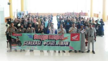 Honda Babel Gelar Seminar Keselamatan Berkendara Bersama IAIN SAS, Tekan,