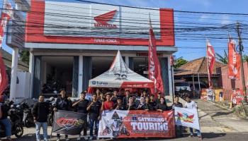 BANGKATERKINI - Honda Babel Gelar Touring dan Gathering Dari Pangkalpinang,