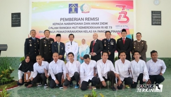 Pemberian remisi umum Tahun 2018 pada lapas dan Cabang Rutan,