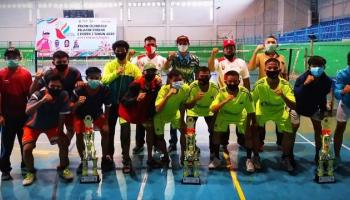 BANGKA TERKINI - PANGKALPINANG - Adapun Juara cabor Sepak Takraw,