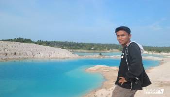 Inilah Lokasi Danau Kaolin yang ada di Kabupaten Bangka