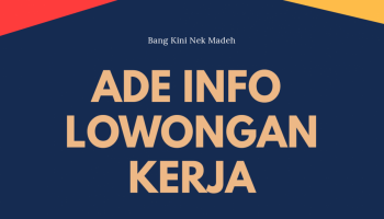 Berita Bangka -- Bangka Terkini -- dipersilahkan mengirimkan lamaran selambat-lambatnya,