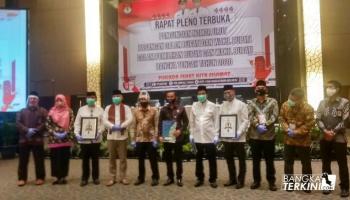 BANGKA TERKINI - BANGKA TENGAH - Penetapan nomor urut Pilkada,