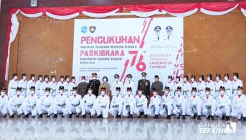 BANGKA BELITUNG TERKINI - BANGKA TENGAH --- Pasukan Pengibar Bendera,