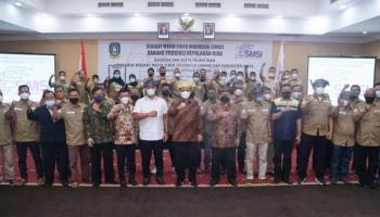 TANJUNGPINANG - Pengurus Serikat Media Siber Indonesia (SMSI) Se-Kepri Dilantik.