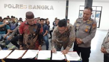 BANGKA TERKINI - Perkuat Dunia Pendidikan, STIH Pertiba bersama Polres,