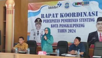 PANGKALPINANG, BANGKATERKINI - Pj Ketua TP PKK Pangkalpinang, Yuniar Putia,