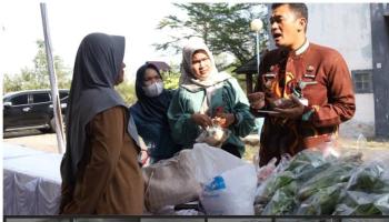 Pj Wako Budi Utama Buka Operasi Pasar Murah, Solusi Kendalikan,